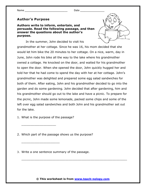 All Worksheets » Authors Point Of View Worksheets Printable Worksheets Guide for Children and All Worksheets » Authors Point Of View Worksheets Printable Worksheets Guide for Children and