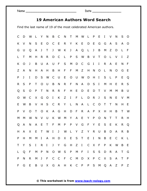 Printable Word Search For Language Arts | free language arts worksheets abitlikethis Printable Word Search For Language Arts | free language arts worksheets abitlikethis