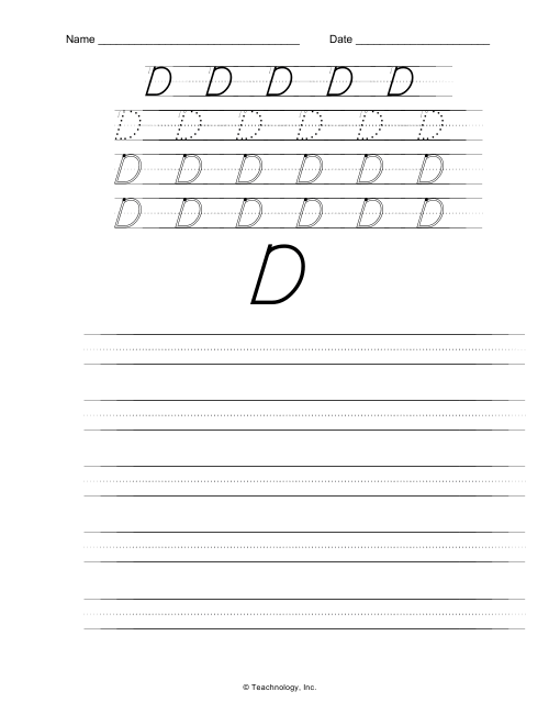 Calligraphy Practice Alphabet