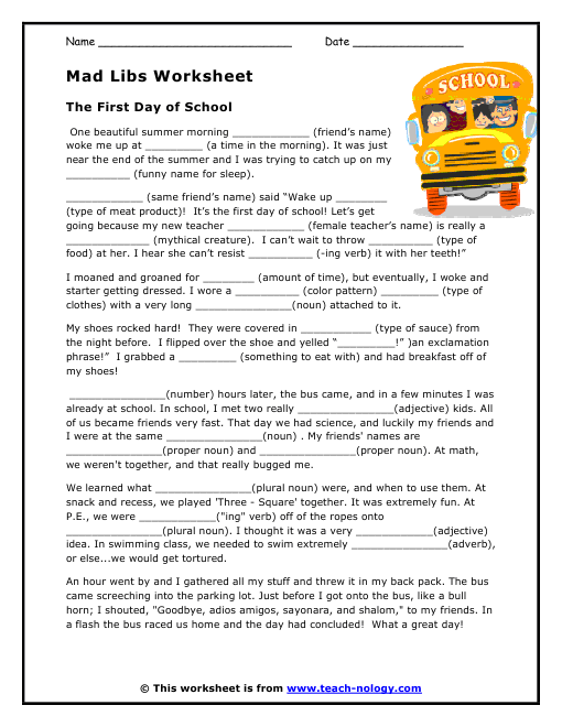 This is a picture of Lucrative Mad Libs for Middle Schoolers Printable This is a graphic of Lucrative Mad Libs for Middle Schoolers Printable