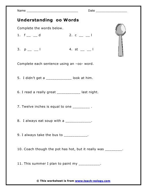 Oo Sound Worksheets | Free Printable Math Worksheets - Mibb-design.com Oo Sound Worksheets | Free Printable Math Worksheets - Mibb-design.com