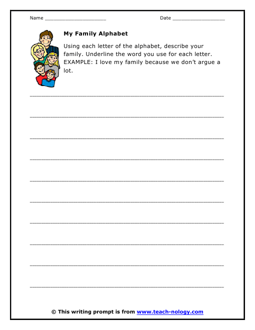 creative writing prompts worksheets