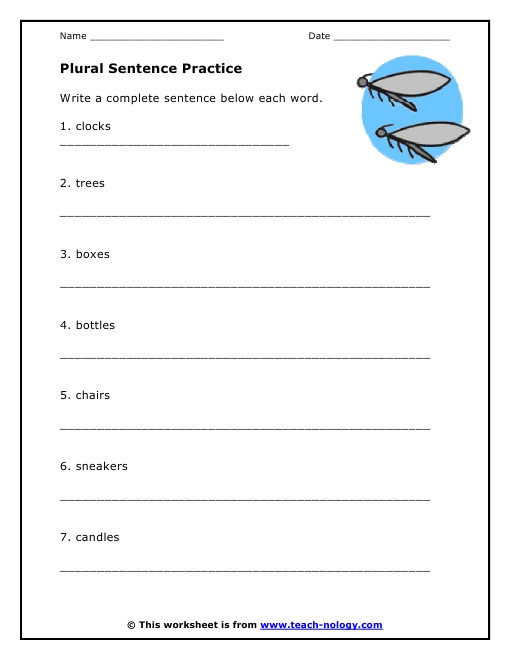 Sentence Practice Worksheets Free Worksheets Library Download And