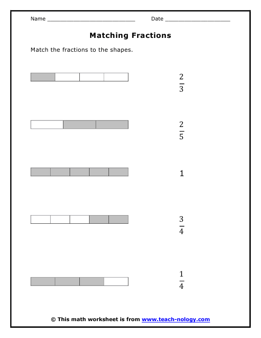 Matching Fractions