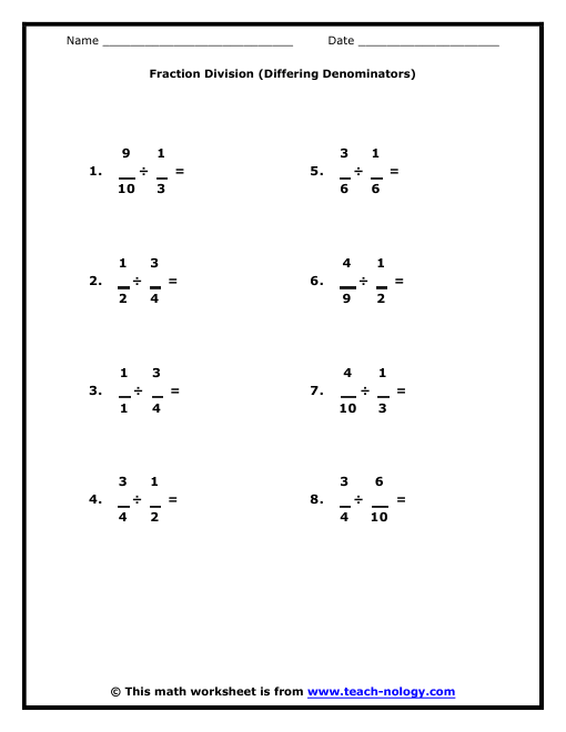 worksheet-works-division-of-fractions