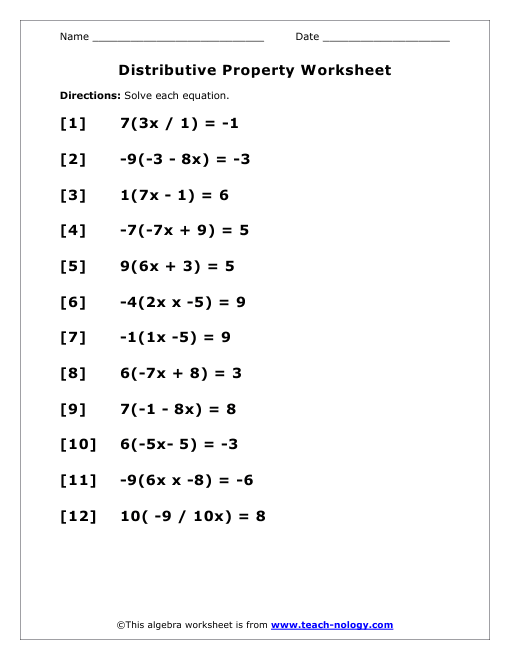 distributive-property-worksheet