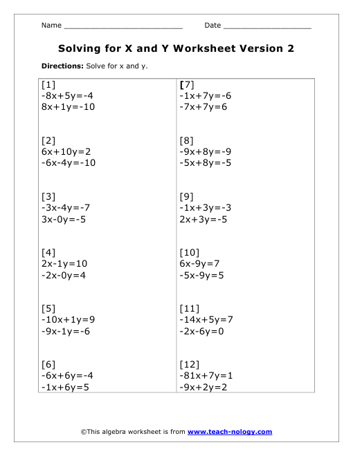 algebra-worksheets-and-answers