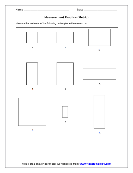 Measurement Practice (Metric)