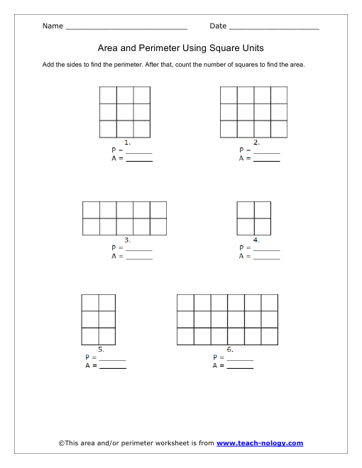 Square Units Worksheet Worksheets For Kindergarten