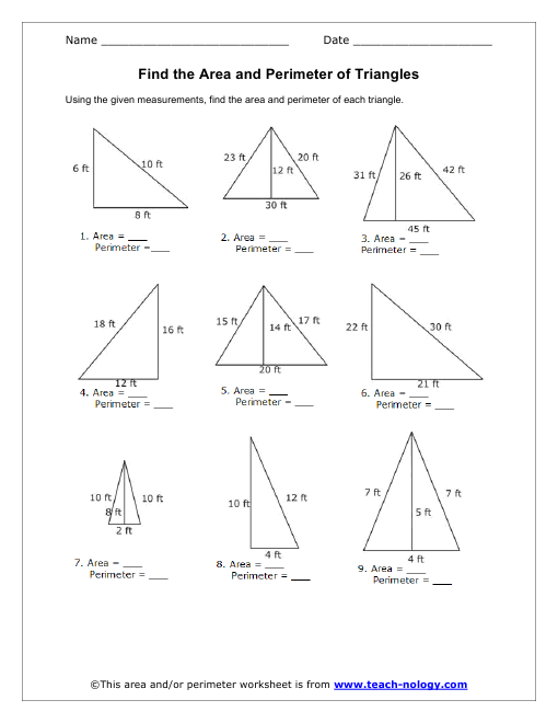 perimeter and area worksheets common core 4th grade