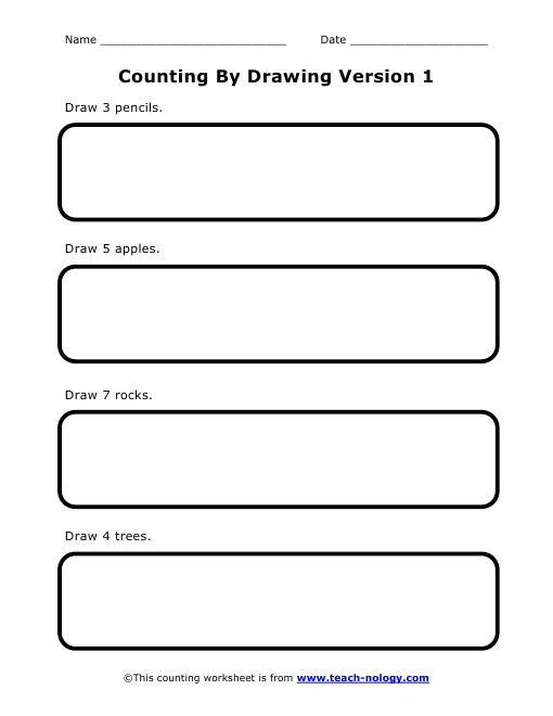 Counting By Drawing Version 1
