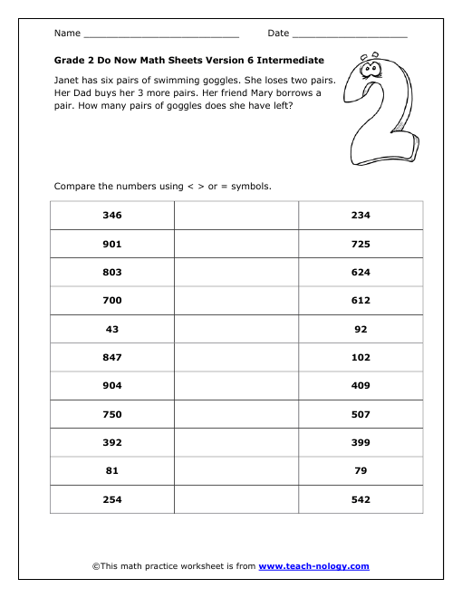 Grade 2 Intermediate Version 6
