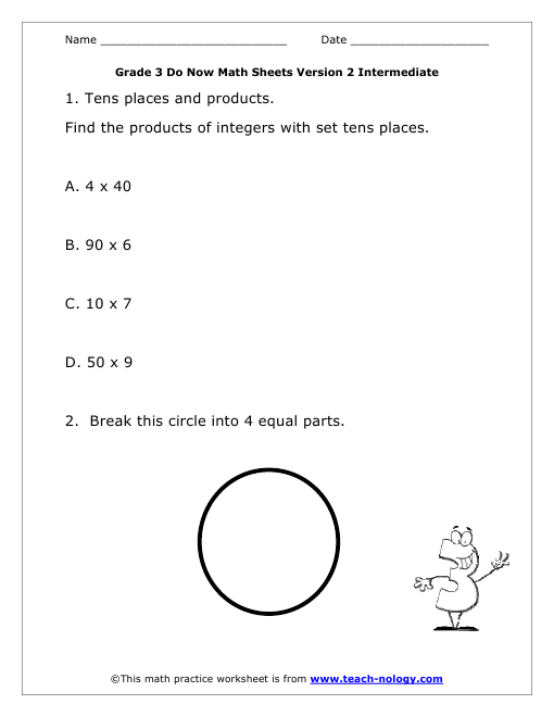 Grade 3 Intermediate Version 2