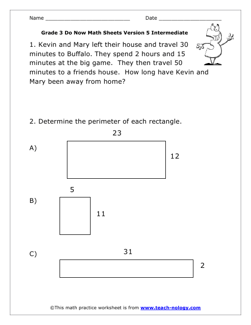 Grade 3 Intermediate Version 5