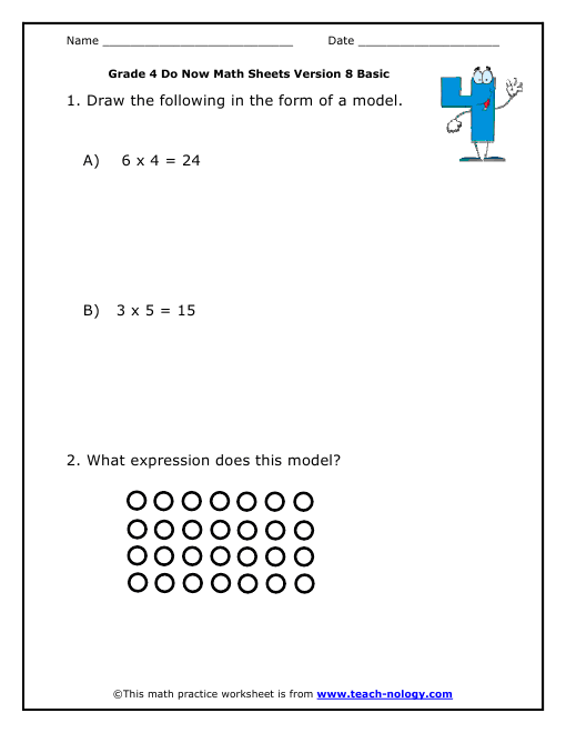 Grade 4 Basic Version 8
