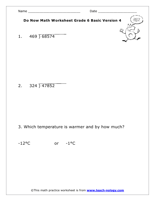 Grade 6 Basic Version 4