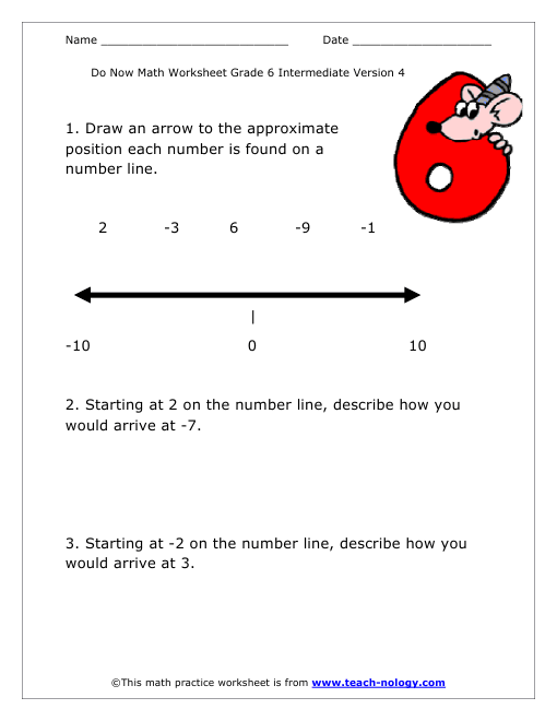 Grade 6 Intermediate Version 4