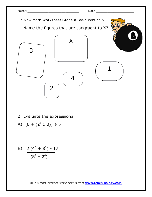 Grade 8 Basic Version 5