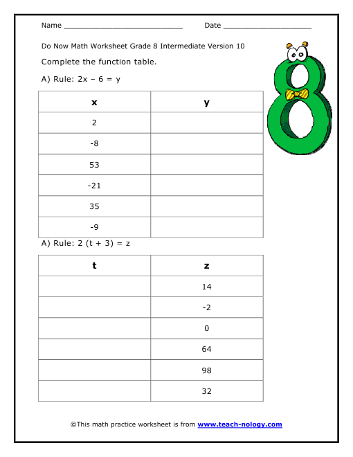 Variable Substitution Math Games