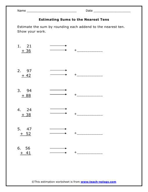 estimating-sums-to-the-nearest-tens