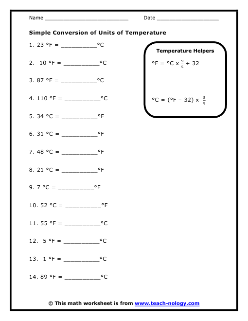 temperature-conversion-worksheet-answers