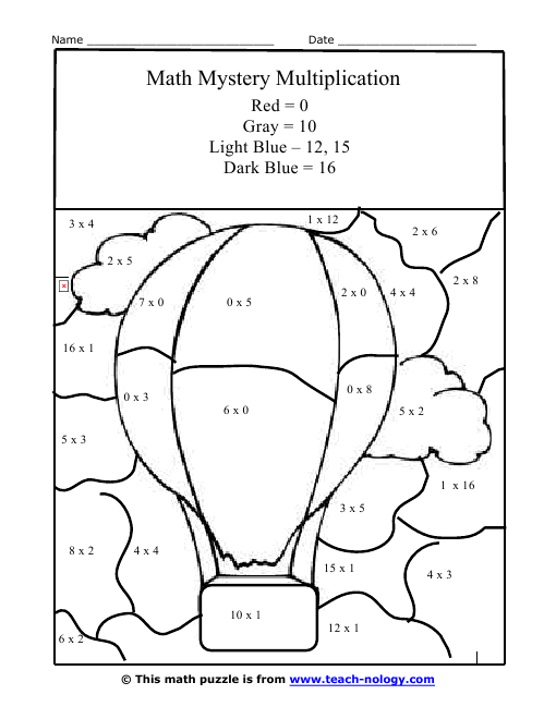 Fun For 4th Grade Multiplication Coloring Worksheets Coloring Pages