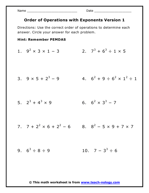 order-of-operations-with-exponents