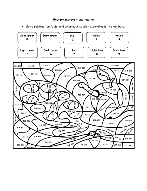 Apple and Worm Multiplication Puzzle