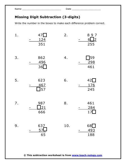 three digit miltiplication pronlems with missing digits three digit miltiplication pronlems with missing digits