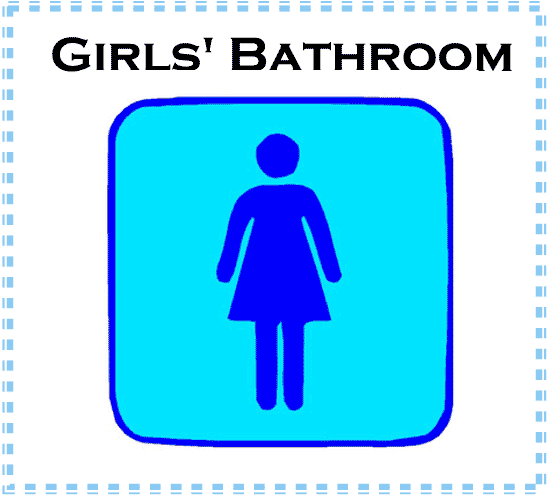 girl restroom clipart - photo #27